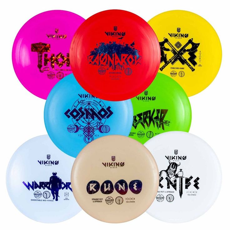 8 kiekon setti, Viking Discs, Ground Set