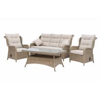 Sohvaryhmä Baltic Garden Orleans nojatuoleilla ja pöydällä