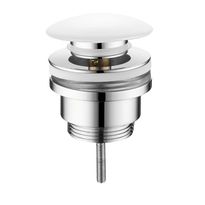 Pohjaventtiili Kerasan Tech, suljettava, keraaminen, valkoinen