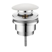 Pohjaventtiili Kerasan, suljettava, keraaminen, matta,  valkoinen