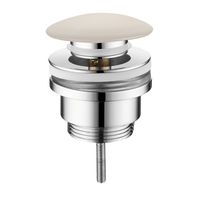 Pohjaventtiili Kerasan, suljettava, keraaminen, matta,  vaaleanharmaa