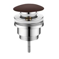 Pohjaventtiili Kerasan, suljettava, keraaminen, matta,  tummanpunainen