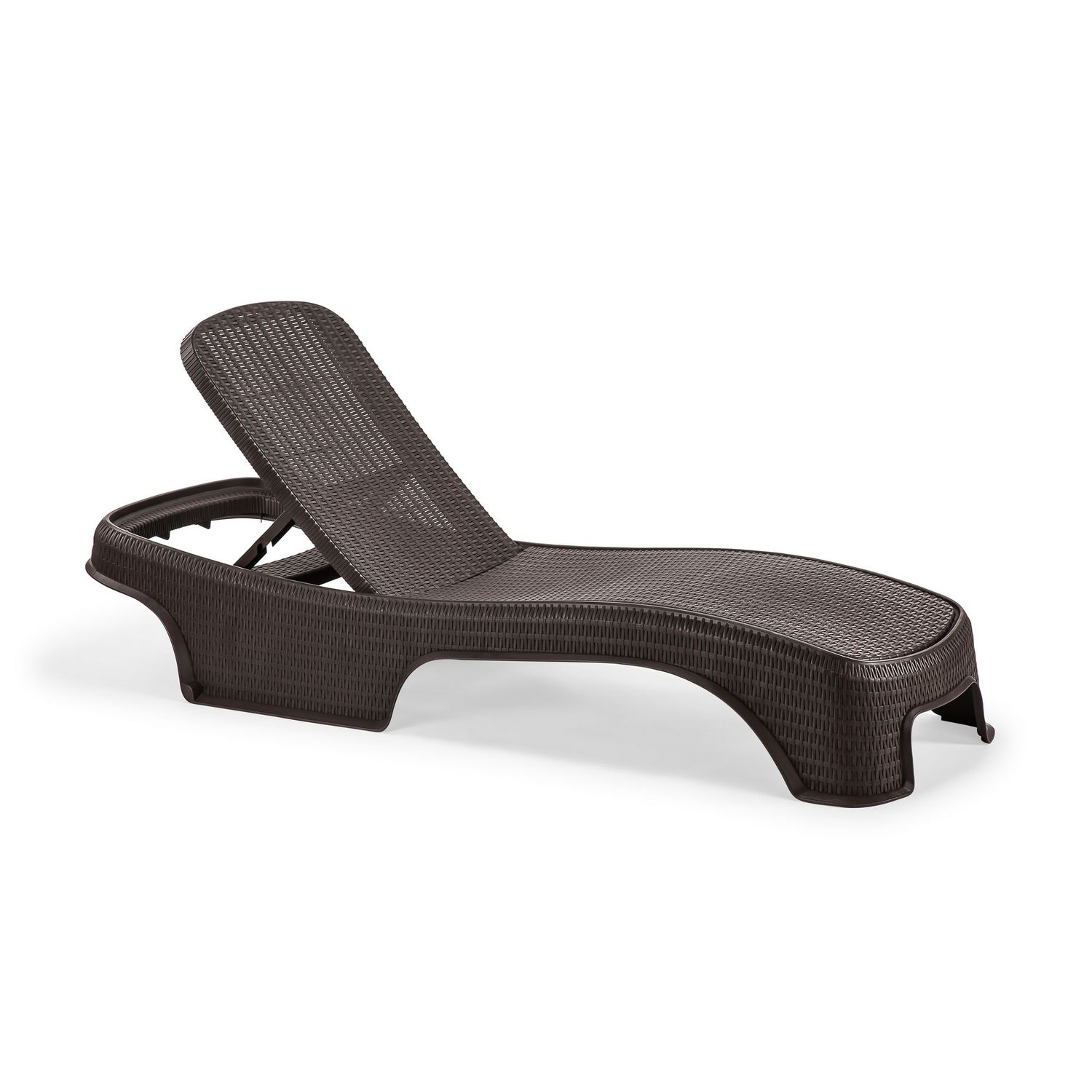 Aurinkotuoli Linento Garden Royal Rattan Sunlounger, muovi, tummanruskea