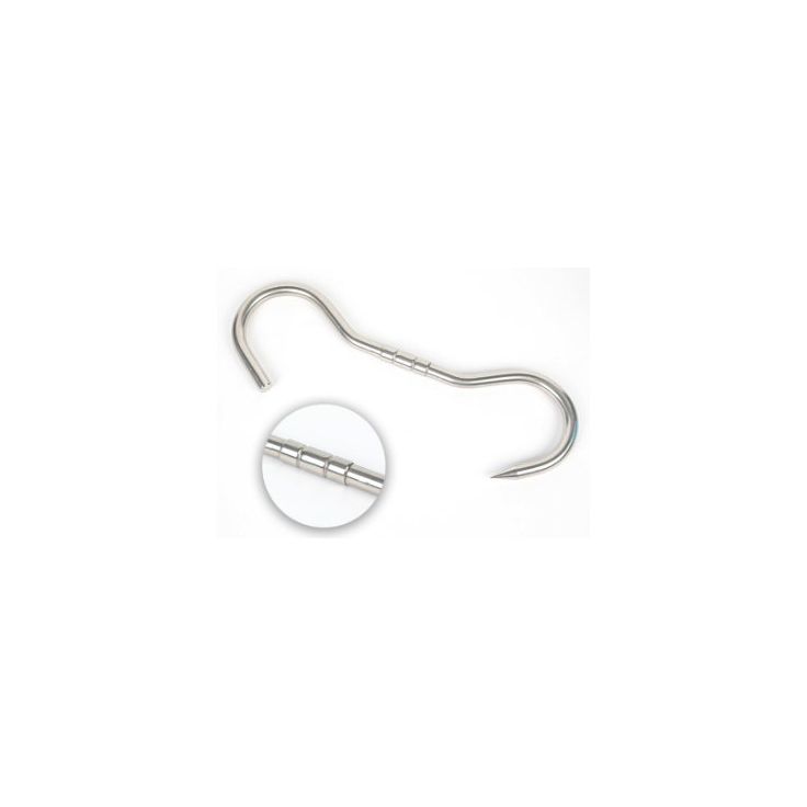 Teurastuskoukku 5etta, 260x10 mm, max 150 kg, nivelletty