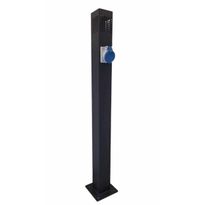 LED-laiturivalaisin Savorak, 99cm, pistorasialla, rst, musta