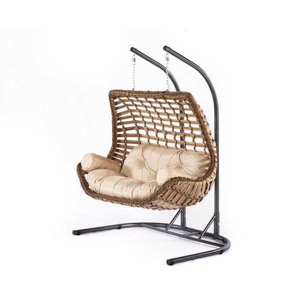 Riipputuoli Linento Garden Junda, 2-istuttava, beige