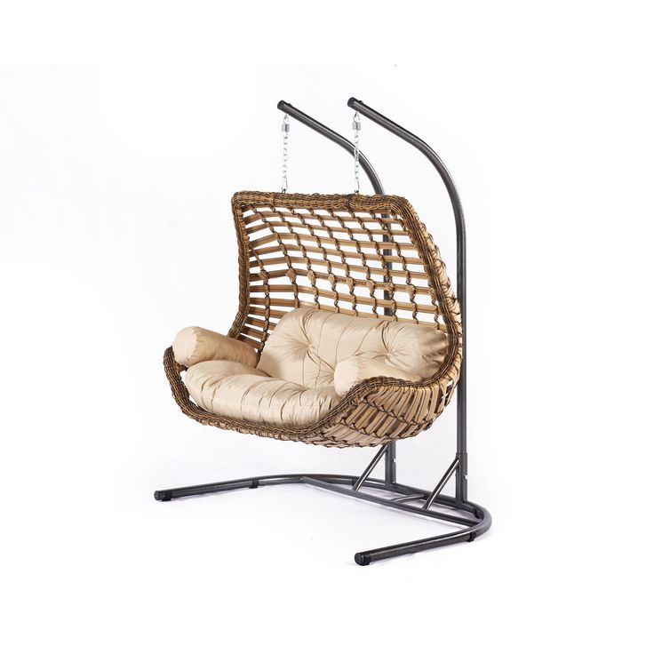Riipputuoli Linento Garden Junda, 2-istuttava, beige