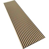 Akustiikkalevy Aarni rimapaneeli, 21x605x2400mm, mdf ja viilupinta, öljytty tammi