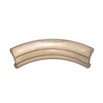 Pyöristetty etulauta, kulmakappale, 150x500mm, tervaleppä