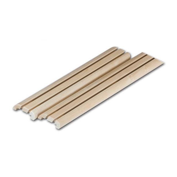 Pyöristetty etulautapaketti 2kpl, 150x1800mm, tervaleppä