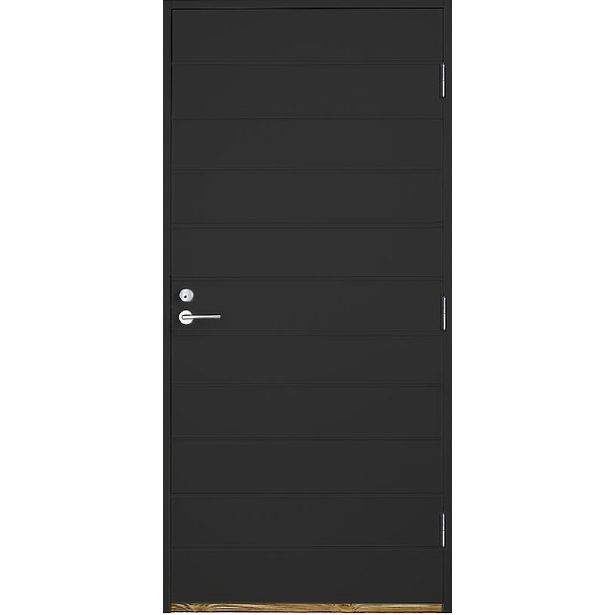 Varaston ovi Aarni Vaaka, 9-10x21, karmi 92mm, RR23 tummanharmaa