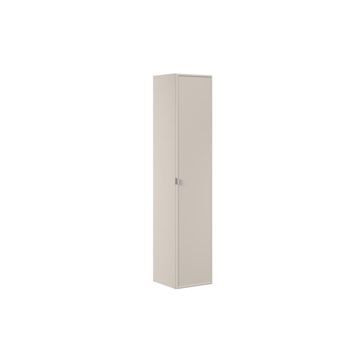 Korkea kaappi Interia Bredvik Cashmere, 1-ovella, 35x25x140 cm, beige