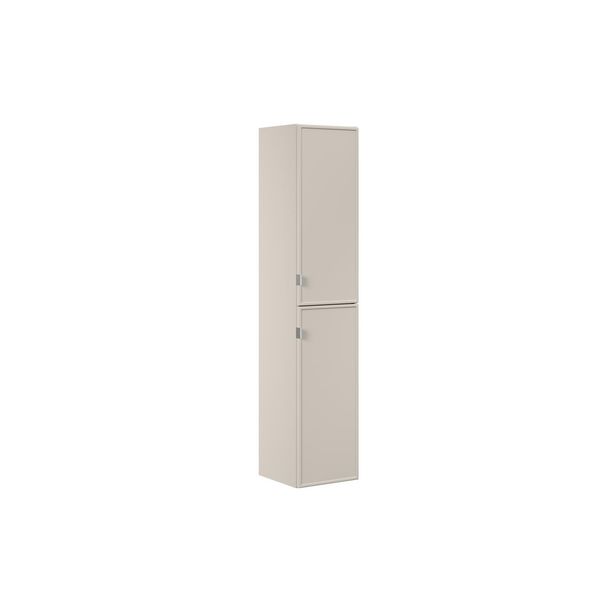Korkea kaappi Interia Bredvik Cashmere, 2-ovella, 35x33x170 cm, beige
