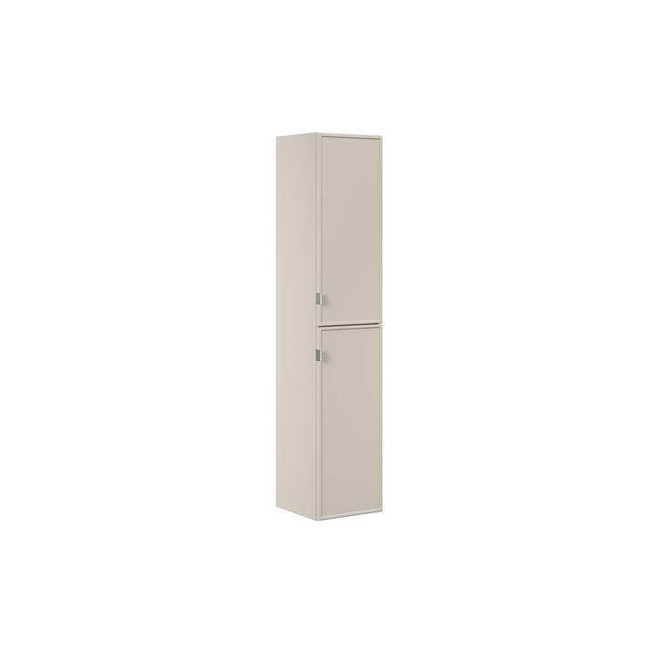 Korkea kaappi Interia Bredvik Cashmere, 2-ovella, 35x33x170 cm, beige