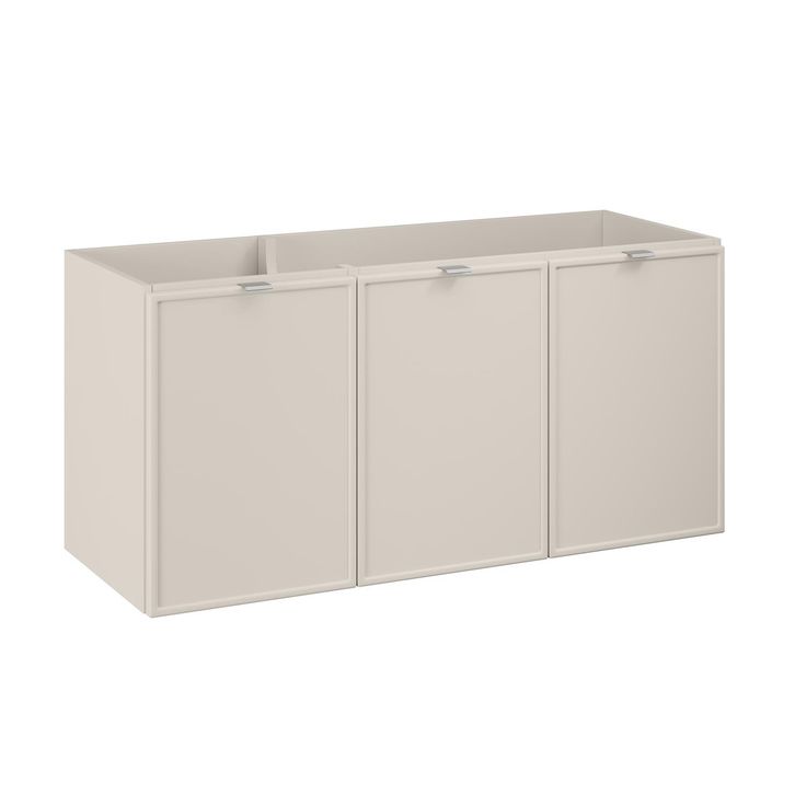Allaskaappi Interia Bredvik Cashmere, 3-ovella, 120x46x57 cm, beige