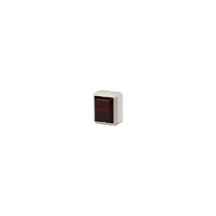 Merkkivalokaluste Kosti PUN/LED/230V/25mA/IP55 PPR valkoinen