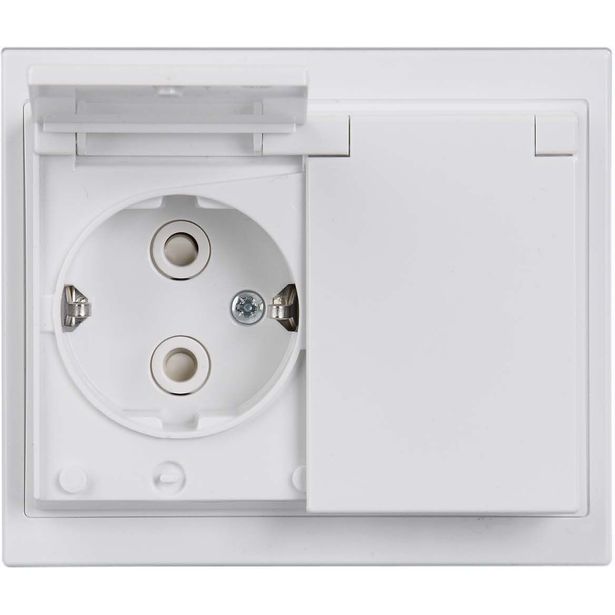 Pistorasia Impressivo 2S/16A/250V/IP44 UPJ 0X valkoinen