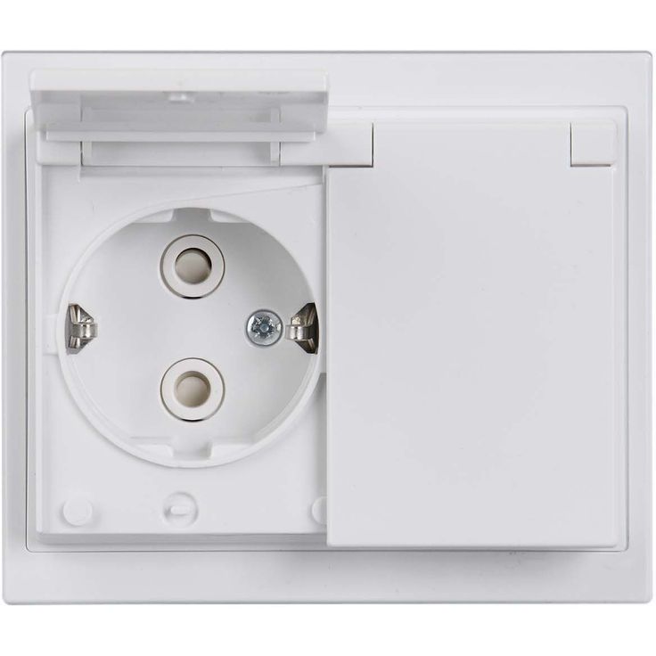 Pistorasia Impressivo 2S/16A/250V/IP44 UPJ 0X valkoinen