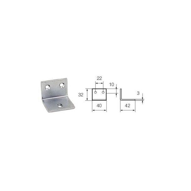 Liukuoven seinäkannatin Abloy 405 FE/ZN