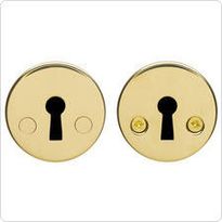 Avainkilpi Abloy LH001 A, kiillotettu, messinki