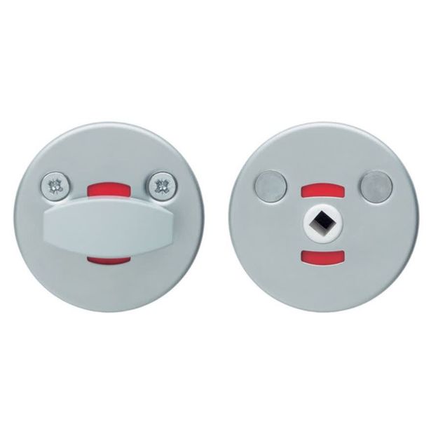 Vääntönuppi Abloy 001 WC, satiinikromattu