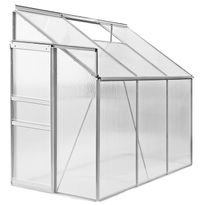 Kasvihuone AB Polar  2,3 m² kennolevyllä, alumiini