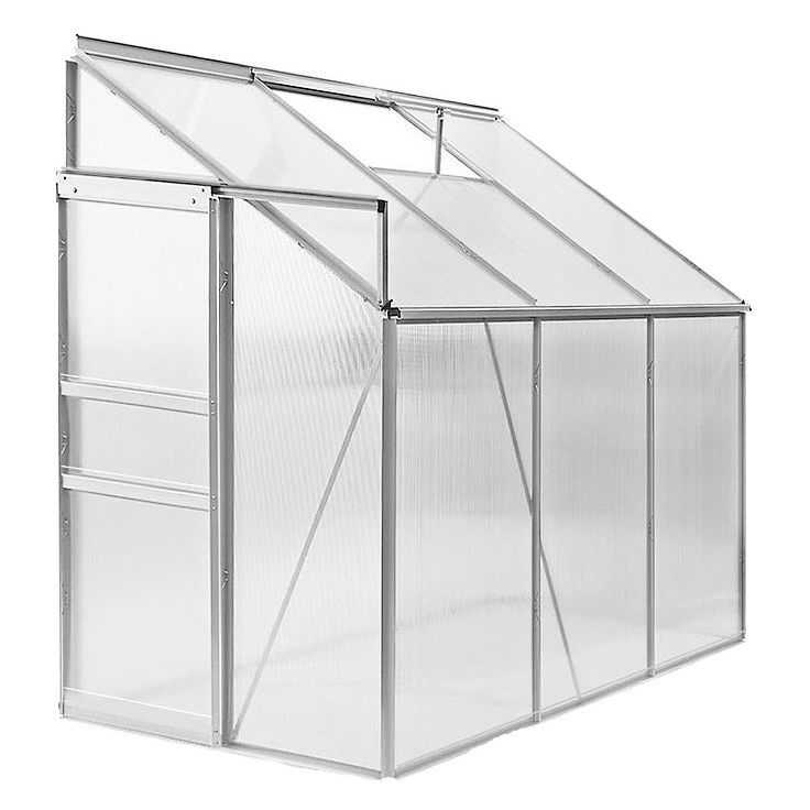 Kasvihuone AB Polar  2,3 m² kennolevyllä, alumiini