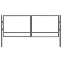 Ajoportin runko Ab Polar, korkeus 145cm, leveys 400cm, kuumasinkitty