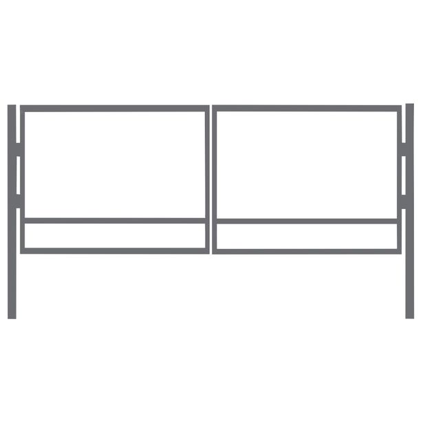 Ajoportin runko Ab Polar, korkeus 95cm, leveys 500cm, kuumasinkitty, eri kokoja