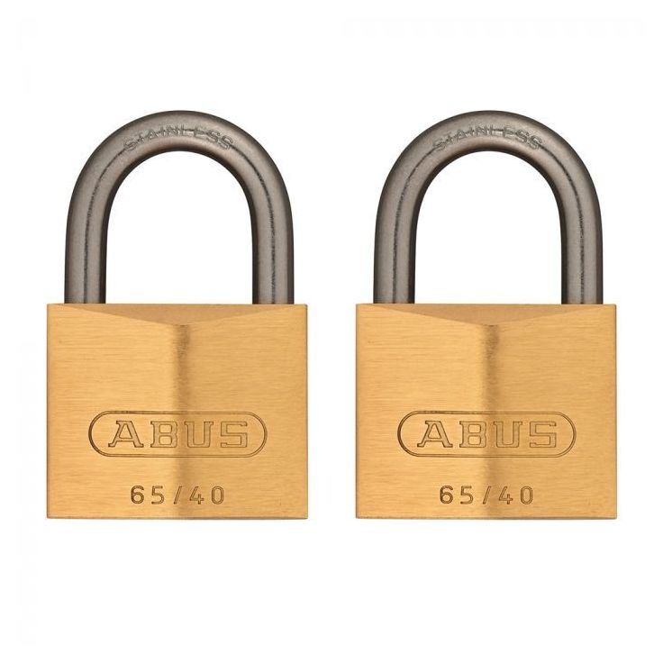 Riippulukko Abus 65IB/40 B/SDKNFIN, tuplapakkaus