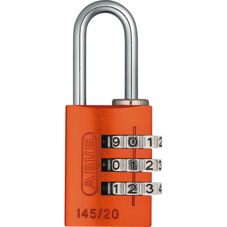 Numerolukko Abus 20mm, 145/20, värilajitelma