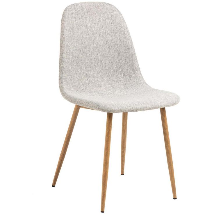 Dining chair CELIA grey/oak