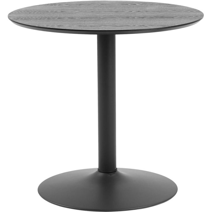 Dining table IBIZA D80xH75cm, black