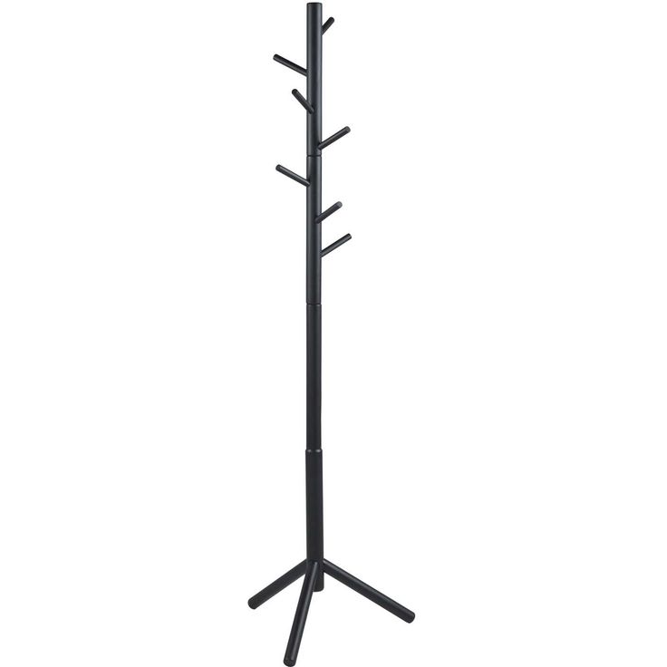 Coat rack BREMEN H176cm, black