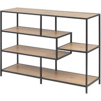 Hylly Home4You SEAFORD 114x35xK78 cm, tammi, ruskea
