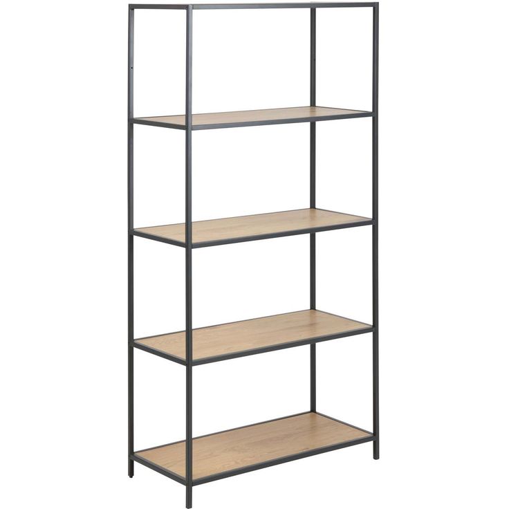 Shelf SEAFORD 77x35xH150cm, oak