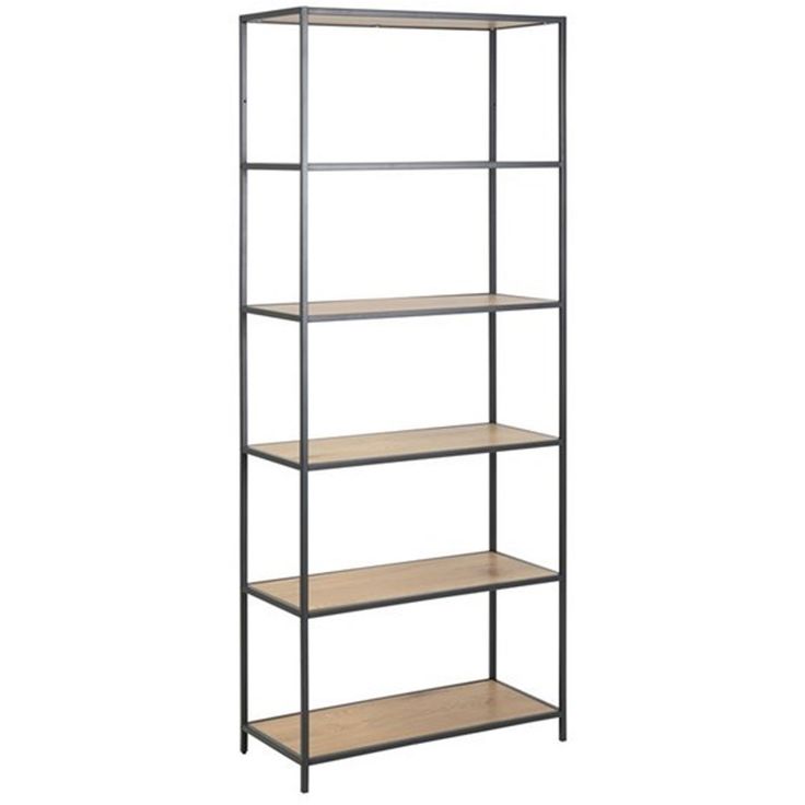 Shelf SEAFORD 77x35xH185cm, wild oak