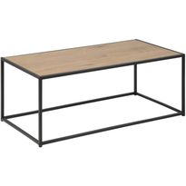 Sohvapöytä Home4You SEAFORD 100x50xK40 cm, tammi, ruskea
