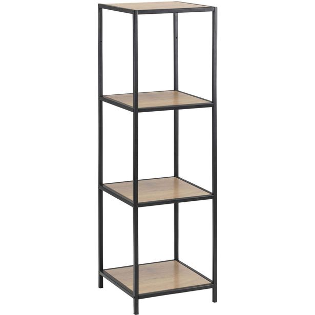 Shelf SEAFORD 35x37xH119,5cm, oak