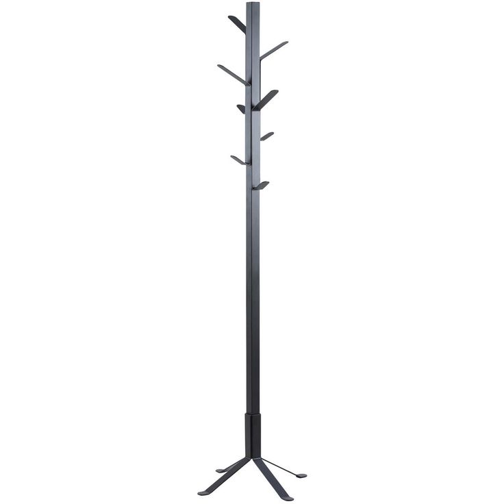 Coat rack VINSON 50x50xH181cm, black