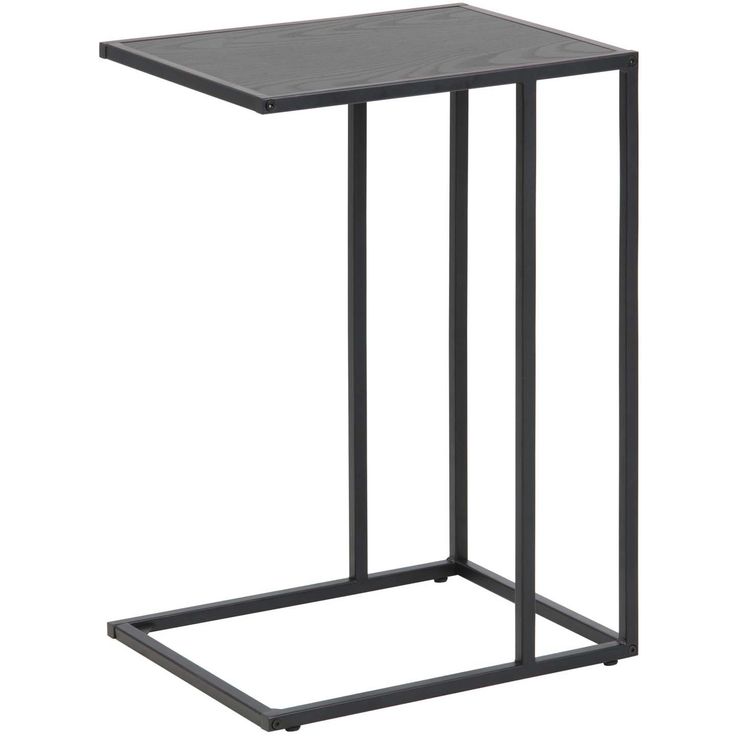 Laptop table SEAFORD 43x35xH63cm, black