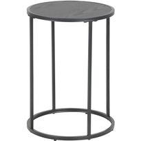 Apupöytä Home4You SEAFORD Ø40xK55 cm, musta
