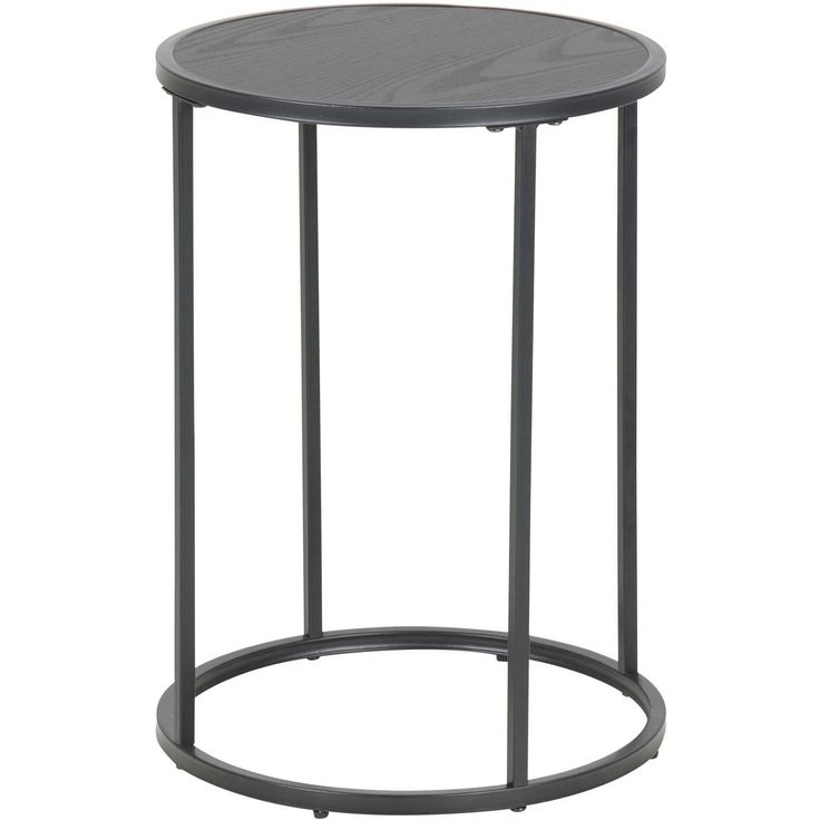 Side table SEAFORD D40xH55cm, black