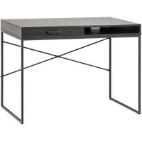 Kirjoituspöytä Home4You SEAFORD 110x45xK75 cm, musta