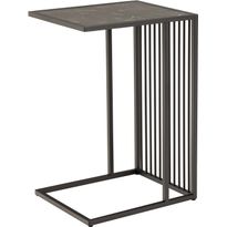 Apupöytä Home4You STRINGTON 35x43xK63 cm, musta