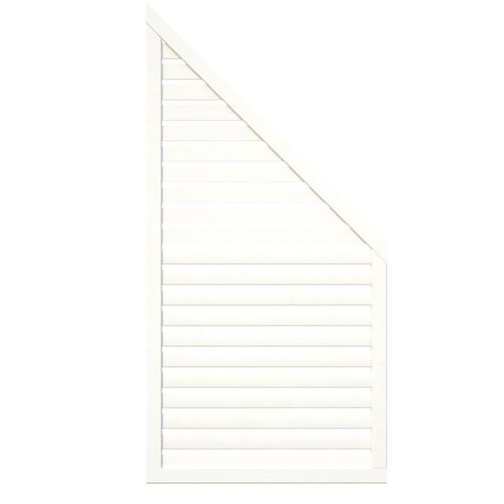 Aitaelementti Palmako Nina3 WTPNT 900x1800mm valkoinen, 5kpl/pkt