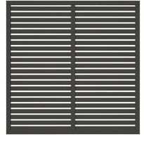 Aitaelementti Palmako Nina1 GYPNT 1800x1800mm harmaa, 5kpl/pkt
