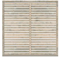 Aitaelementti Palmako Nina1 GYVPI 1800x1800mm painekyllästetty harmaa, 5kpl/pkt