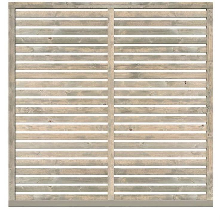 Aitaelementti Palmako Nina1 GYVPI 1800x1800mm painekyllästetty harmaa, 5kpl/pkt