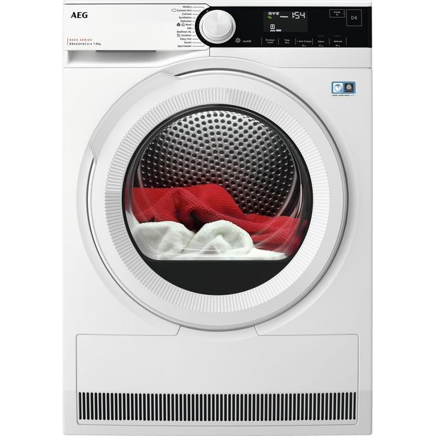 Kuivausrumpu AEG 8000 Absolutecare TR832J84F, 8kg, lämpöpumppu